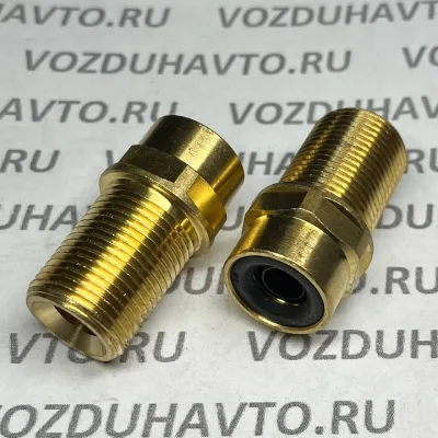 Фитинг прямой 12-М20 (длинная резьба) Camozzi 9590