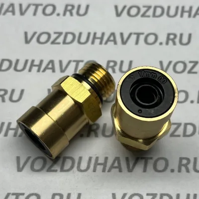 Фитинг прямой 10-М16 Camozzi C9512 (НОВАЯ СЕРИЯ)