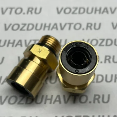 Фитинг прямой 12-М16 Camozzi C9512 (НОВАЯ СЕРИЯ)