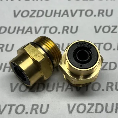 Фитинг прямой 10-М22 Camozzi C9512 (НОВАЯ СЕРИЯ)