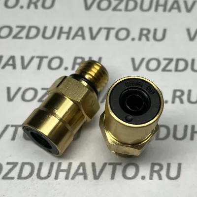 Фитинг прямой 08-М12 Camozzi C9512 (НОВАЯ СЕРИЯ)