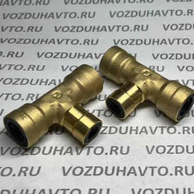 Фитинг тройник 12 - 8 - 12 Camozzi C9540 (НОВАЯ СЕРИЯ)