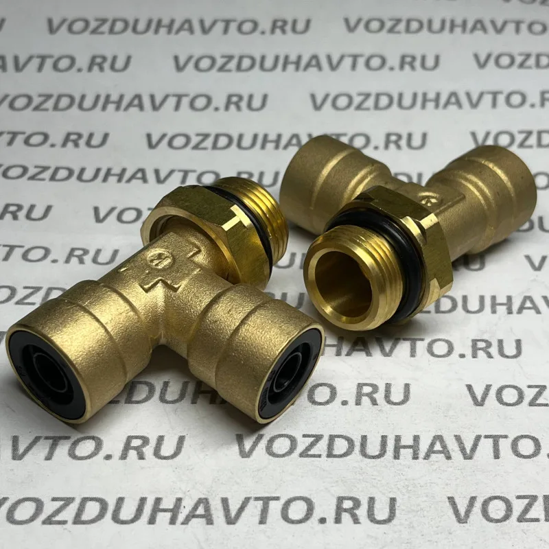 Фитинг тройник 12 -12 -М22 Camozzi C9422 (НОВАЯ СЕРИЯ)