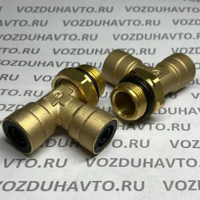 Фитинг тройник 12 -12 -М22 Camozzi C9422 (НОВАЯ СЕРИЯ)