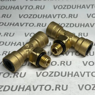 Фитинг тройник 08-М12-08 Camozzi C9412 (НОВАЯ СЕРИЯ)