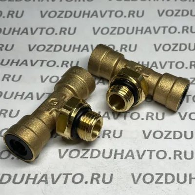 Фитинг тройник 10-М16-10 Camozzi C9412 (НОВАЯ СЕРИЯ)