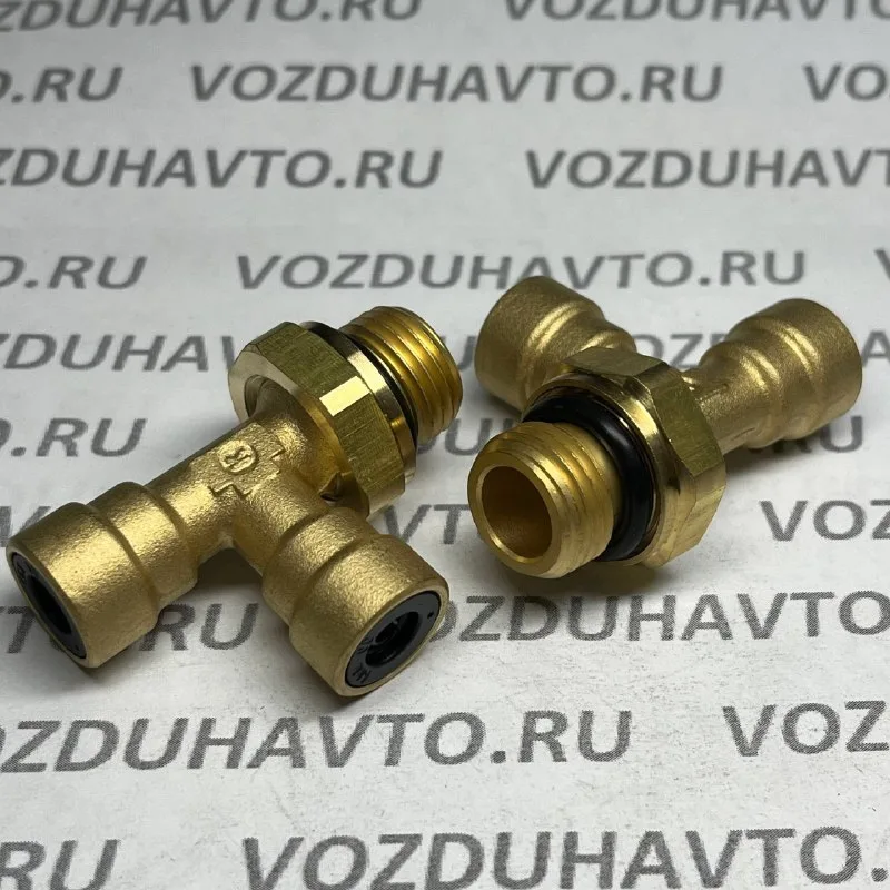 Фитинг тройник 08-08-М16 Camozzi C9422 (НОВАЯ СЕРИЯ)