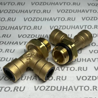 Фитинг тройник 10-10-М22 Camozzi C9422 (НОВАЯ СЕРИЯ)