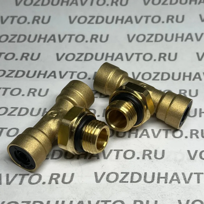 Фитинг тройник 08-М16-08 Camozzi C9412 (НОВАЯ СЕРИЯ)