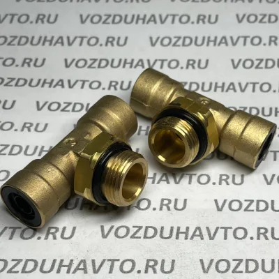 Фитинг тройник 10-М22-10 Camozzi C9412 (НОВАЯ СЕРИЯ)