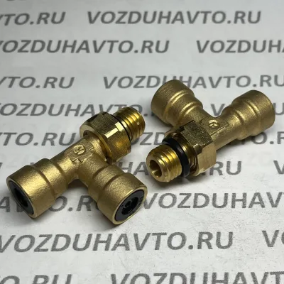 Фитинг тройник 08-08-М12 Camozzi C9422 (НОВАЯ СЕРИЯ)