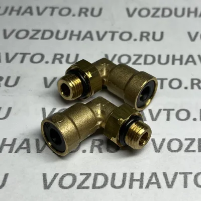 Фитинг угловой 06-М10*1 Camozzi 9502