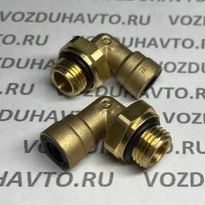 Фитинг угловой 08-М16 Camozzi C9502 (НОВАЯ СЕРИЯ)