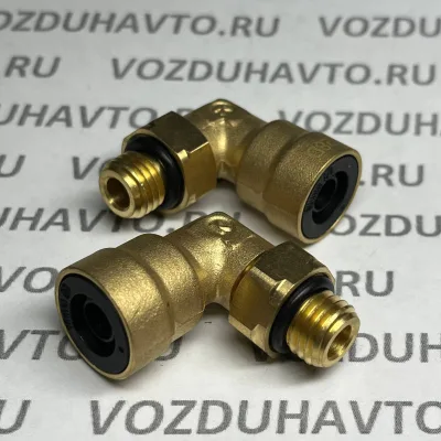 Фитинг угловой 10-М12 Camozzi C9502 (НОВАЯ СЕРИЯ)