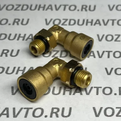 Фитинг угловой 06-М10*1 Camozzi C9502 (НОВАЯ СЕРИЯ)