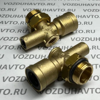 Фитинг четверник 15-6-М12вн-М22 Camozzi 9600 (крестообразный)