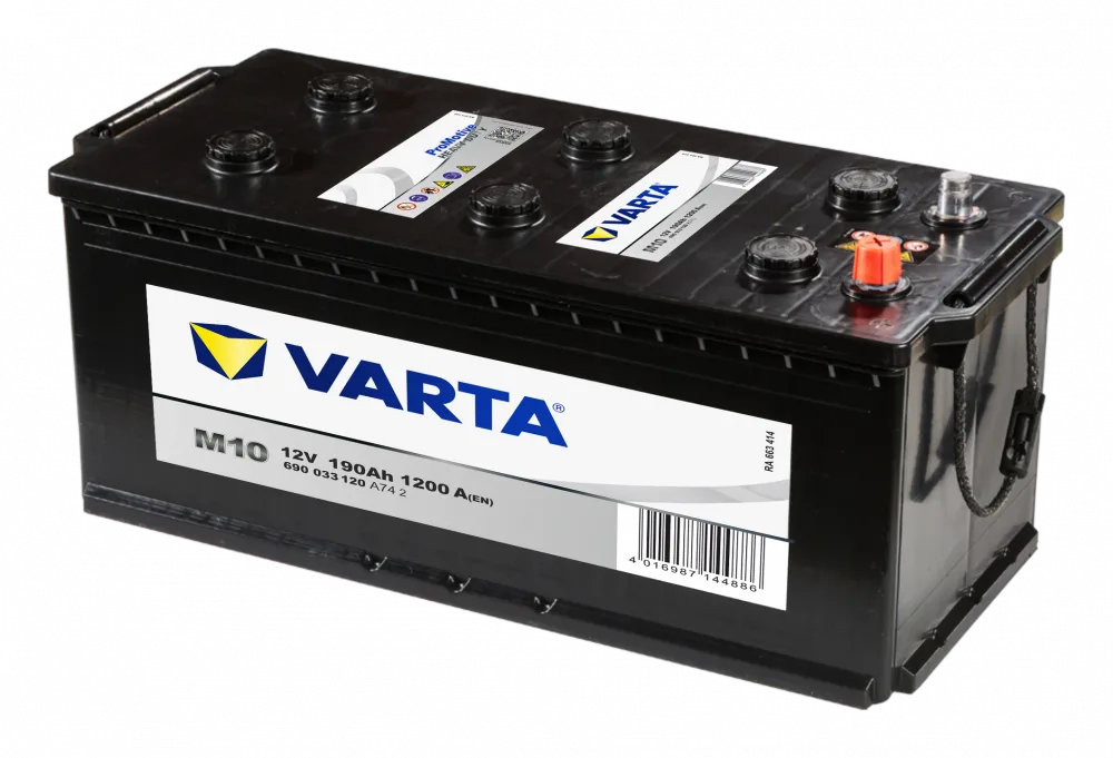 Аккумулятор Varta Promotive Black M10 190 euro обр. пол. 1200A 503x223x223 (690 030 120)
