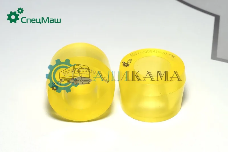 Втулка амортизатора (одинарная, полиуретан) МАЗ, КРАЗ (упак. 20 шт)