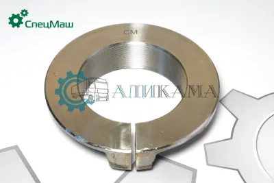 Гайка М105х2 мм разрезная оси балансира нового образца