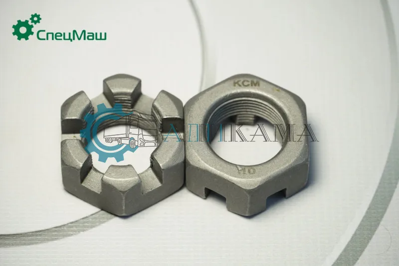 Гайка М24х1,5 пальца рулевой тяги корончатая (292957-П29) (упак. 30 шт)