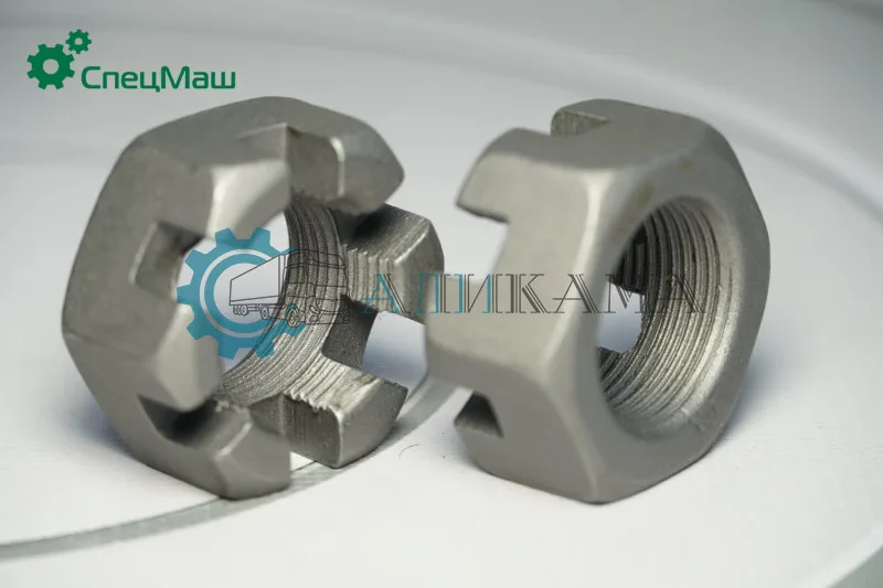 Гайка М24х1,5 пальца рулевой тяги корончатая (292957-П29) (упак. 30 шт)