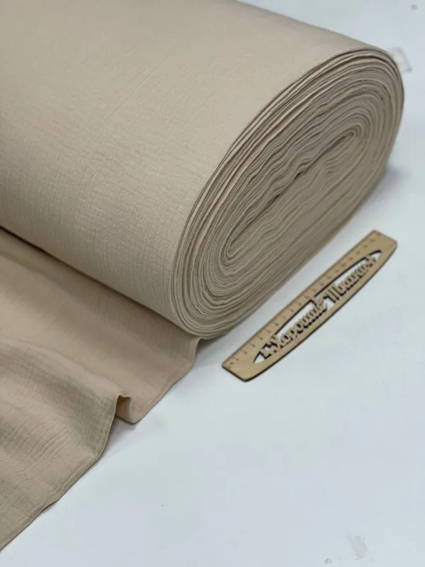 Муслин однотонный Бежевый МсО31