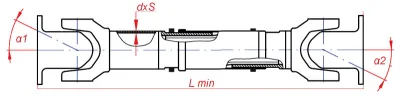 Вал карданный (1116мм) CM6411-2202010-02